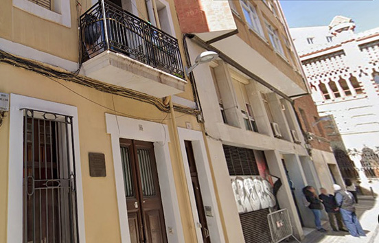 The Gracia Apartments in a very quite street
